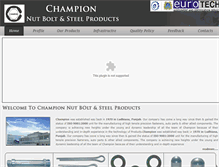 Tablet Screenshot of fastenersindia.net